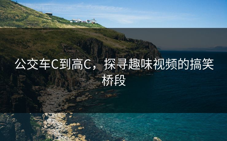 公交车C到高C,探寻趣味视频的搞笑桥段 公交车C到高C,探寻趣味视频的搞笑桥段